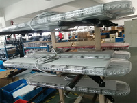 Luces estroboscópicas LED de doble color Golddeer de 126cm, luz de advertencia de peligro de emergencia, barra LED intermitente de seguridad para camión