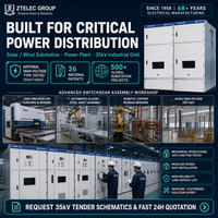 KYN61-40.5 33kV 35kV 40.5kV Appareillage haute tension blindé amovible en coffret métallique pour poste de transformation avec VCB