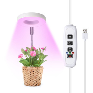 <span class=keywords><strong>Precio</strong></span> de fábrica 2025 Mini 8W Full Spectrum Home Floor Usb Led Plant Grow <span class=keywords><strong>Light</strong></span> Lights Soporte de lámpara para plantas de interior Full Spectrum - Product Image 1