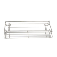 Étagère d'extension de table IGT en acier inoxydable pour extérieur, accessoire de table pliable, étagère de rangement portable, panier suspendu de bureau