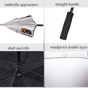 Paraguas de Golf Plegable Automático con Protección UV, Resistente a la Lluvia y al Sol, para Uso en la Playa - Product Image 5