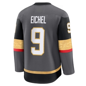 Jersey Hoki Es Bordir Grosir Vegas Golden Knights # 9 Jack Eichel # 60 Mark Stone # 93 Seragam Hoki Mitch Marner - Product Image 3