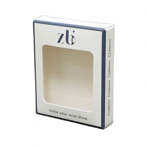 Cajas de Cartón con Ventana Transparente de Lujo en Oferta, con Cierre de Cinta, para Joyería, Regalos, Tarjetas de Regalo - Product Image 1
