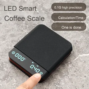 Wholesale New 0.1g Electronic Charging <b>Mini</b> Digital <b>Scale</b> Weight Coffee Beans With Timer - Product Image 2