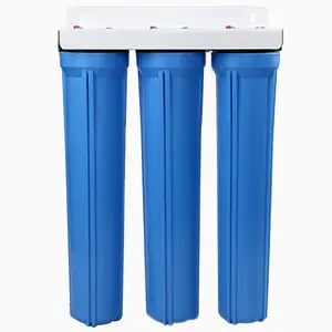 wholesale 3 stages water filter pre-filter sediment water purifier price 20 inch Big blue water filter housing