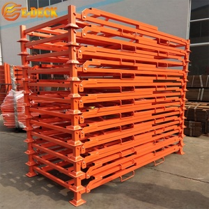 Xếp chồng lớn Hàn kim loại gấp xe tải lốp lốp lưu trữ <span class=keywords><strong>Pallet</strong></span> giá - Product Image 6