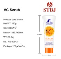 ROUSHUN VC Gommage Exfoliant Éclaircissant Vitamine C Visage et Corps Doux Exfoliant en Gros
