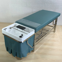 Chaise de lavage de cheveux simple pour salon de coiffure, mobilier de salon, lit de lavage de cheveux, lit de shampooing