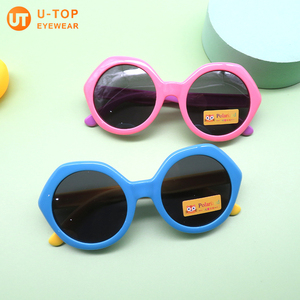 Lunettes <span class=keywords><strong>de</strong></span> soleil U-Top, dernières tendances, sans monture, en forme <span class=keywords><strong>de</strong></span> cœur, aux couleurs bonbon, pour filles, garçons, bébés et enfants. - Product Image 6