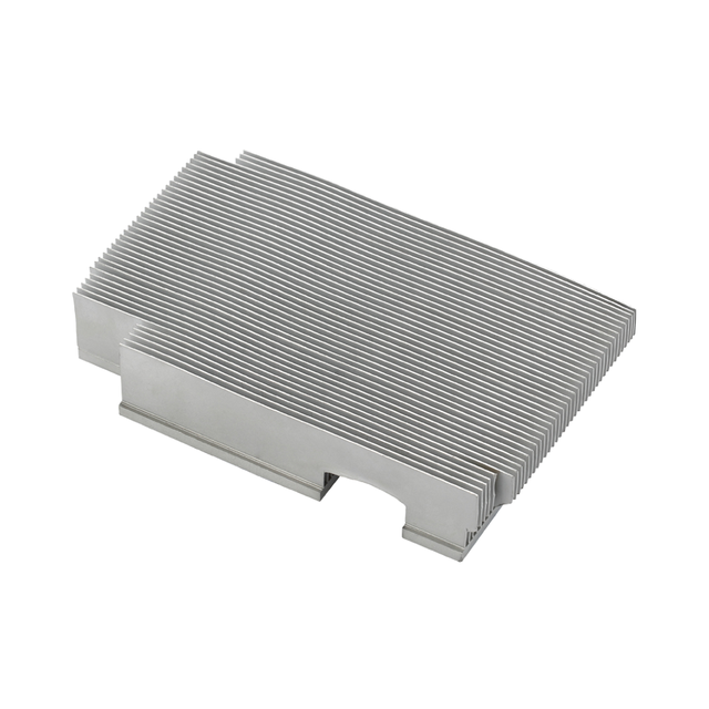 High Performance Aluminum Heat Sink with CNC Machining Wire EDM Skived Fin Design for LED Lighting Electronic Device Cooling