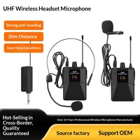 Microphone sans fil UHF pour casque, amplificateur vocal pour enseignant, haut-parleur, micro à double condensateur, modèle E-66