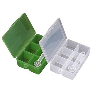 กล่องใส่ยาอเนกประสงค์แบบ 6 ช่อง พร้อมฝาปิดแน่นหนา กล่องเก็บยาพลาสติก - Product Image 3