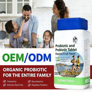 Probiótico Prebiótico <span class=keywords><strong>con</strong></span> Sabor a Maracuyá, Apoyo Inmunológico, Suplemento Dietético Deportivo para la Resistencia, 2 Tabletas - Product Image 5