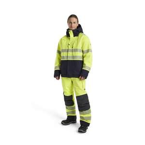 BLAKLADER - 451715343389XS Veste d'hiver Multinorm Hi-vis Jaune/Bleu marine-VÊTEMENTS DE TRAVAIL RÉSISTANTS AUX FLAMMES EAN 7330509823385 - Product Image 3