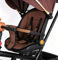 Le dernier modèle de tricycle pour enfants avec poignée de poussée, tricycle pliable 4-en-1 avec pédales, vélo d'équilibre pour enfants