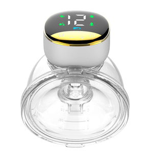 Tire-lait électrique portable sans fil personnalisable à LED, 4 modes, 12 niveaux, mains libres, pour l'alimentation de bébé, sans BPA - Product Image 1