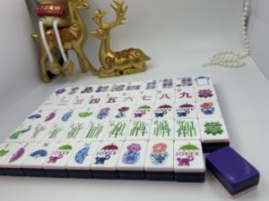 Luxury Four-layer purple Portable High-quality TOGYE Acrylic <b>Mahjong</b> <b>Set</b> Perfect As a Gift Gemma <b>Mahjong</b> <b>Set</b> - Product Image 4