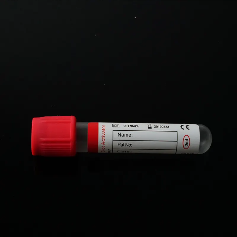 डिस्पोजेबल Edta 13x75mm पूरे चिकित्सा उपभोज्य वैक्यूम रक्त संग्रह ट्यूब चीन निर्माताओं