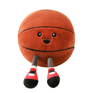 Coussin décoratif en mousse à mémoire de forme ultra douce en forme de ballon de basket, de football, de volley-ball ou de rugby - Product Image 1