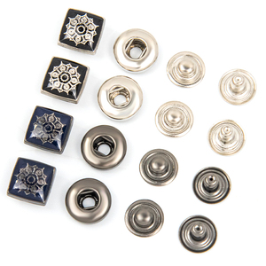 Botón a Presión Metálico de 15 mm a Precio de Fábrica, Accesorios para Prendas de Vestir, Botón a Presión de Aleación de Zinc - Product Image 1