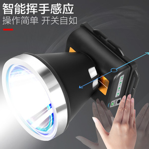 Lampe frontale d'extérieur haute puissance rechargeable à LED, lampe minière longue portée avec autonomie ultra longue, lampe torche à bandeau - Product Image 5