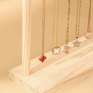 Set espositivo espositore di gioielli in velluto legno di lusso collana con orecchini portaoggetti portabagagli gioielli - Product Image 6