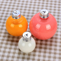 Bouteille sphérique en plastique PET de qualité alimentaire pour décoration de Noël, 50 ml, 100 ml, 250 ml, pour jus, lait, thé, à suspendre, anti-fuite