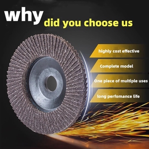 4 Trong Đánh Bóng Bánh Xe Mài Mòn Flap Đĩa Flap Bánh Xe Cho Kim Loại Giá Cả Hợp Lý Nhà Máy Mài Mài Mài Mòn Flap Đĩa - Product Image 5