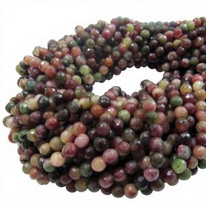 Cuentas de Rubí Zoisita, Hilo de Rubí Zoisita Africano Verde de 6 mm, Piedra de Joyería Natural Lisa, Certificada por Terceros, Coszcalt Exports - Product Image 1