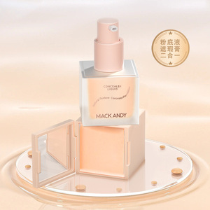 Fond de teint liquide à double effet Correcteur avec contrôle de l'huile Hydratant Poudre libre-Maquillage naturel à texture <span class=keywords><strong>nude</strong></span> - Product Image 2