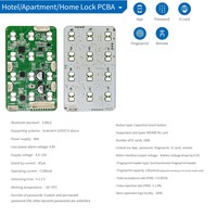 Carte de contrôle de serrure de porte, carte de contrôle d'accès, carte de serrure numérique, carte de contrôle de serrure intelligente, assemblage de carte intelligente, PCBA OEM ODM personnalisé clé en main