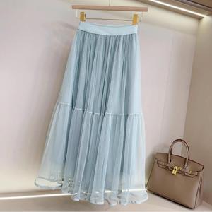 <span class=keywords><strong>Jupe</strong></span> <span class=keywords><strong>longue</strong></span> en <span class=keywords><strong>tulle</strong></span> rose bouffante pour <span class=keywords><strong>femme</strong></span>, taille haute, style vintage, <span class=keywords><strong>jupe</strong></span> <span class=keywords><strong>longue</strong></span> en <span class=keywords><strong>tulle</strong></span> noir pour <span class=keywords><strong>femme</strong></span> - Product Image 3