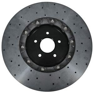 Disques de frein avant en céramique, 390mm x 32.6mm x 48.7mm, pour Nissan <span class=keywords><strong>GTR</strong></span> R35, 2 pièces - Product Image 4