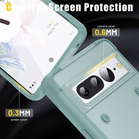 Nouveau Design 2 en 1 armure Anti-chute PC béquille arrière coque de téléphone pour Google Pixel 7 Pro