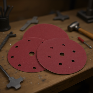Disques abrasifs 150 mm en corindon sans trous pour ponçage - Product Image 3