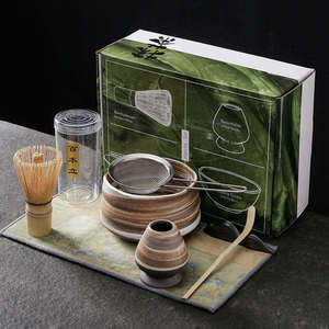 Juego de Matcha de Cerámica de Alta Calidad de 7 Piezas, Colorido, con Logotipo Personalizado, Cien Estilos, Tazón de Matcha Vertical, Juego de Herramientas para Té Matcha - Product Image 5