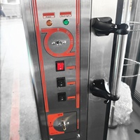 Rôtisserie rotative à gaz en acier inoxydable Rôtissoire Poulet Cuiseur Machine Haute Productivité Nouvel État