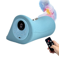 Oreiller de massage du cou sans fil Ems Electric Pulse avec chaleur Cervical Neck Acupuncture Massage Télécommande