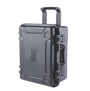 Caja protectora de plástico rígido DF BFT861 de 32.3L, 33L, 34L, 35L, 36L, 37L con ruedas direccionales de PP y varilla para equipo grande, con espuma de corte. - Product Image 3