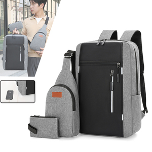 Nouvel arrivage de sac à dos fonctionnel et élégant en cuir vintage en toile pour ordinateur portable robuste avec pochette étanche pour ordinateur portable - Product Image 1