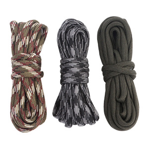 Cordon de survie en paracorde tressé de 3 m, 4 mm, vert foncé, noir, gris, camouflage, pour le camping et la randonnée en plein air, toutes saisons - Product Image 3