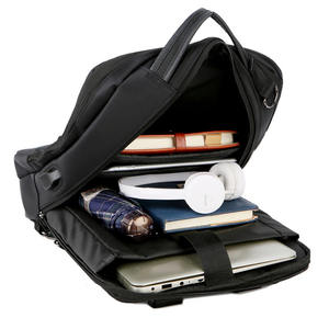 Sac à dos d'affaires décontracté de haute qualité personnalisé, durable, avec port de charge USB, sac à dos pour ordinateur portable, antivol, sac à dos de voyage - Product Image 4