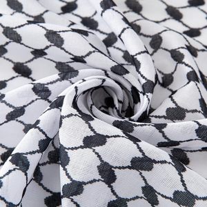 CCY Palestine Scarf Woven Shemagh Keffiyeh Original Arafat Hatta <strong>Head</strong> Neck Cotton Scarf Arab <strong>Wrap</strong> With Tassel - Product Image 3