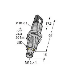 Sensor Ultrasónico Original Nuevo RU40U-M18MS-UP8X2-H1151 para Automatización Industrial, Disponible en Stock - Product Image 2