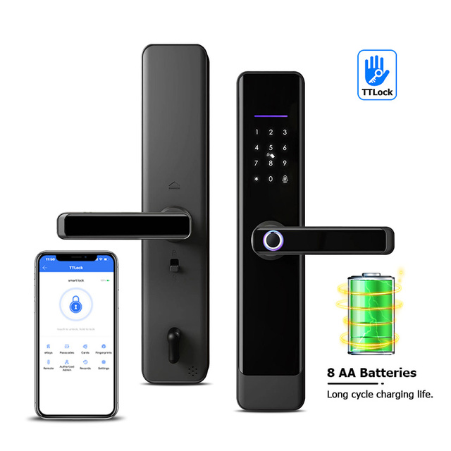 Smart Door Lock with Tuya or TTlock Wifi and Doorbell Basic Type
