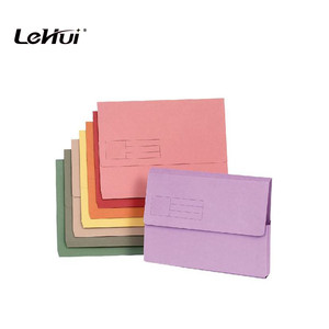 Set di cartelle durevoli dal Design semplice giacca per cartelle di File in carta Kraft formato A4 - Product Image 1