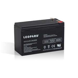 แบตเตอรี่ตะกั่วกรดปิดผนึกคุณภาพสูง LEOPARD HT12-7.5 12V 7.5Ah เหมาะสำหรับอุปกรณ์อิเล็กทรอนิกส์ของผู้บริโภค ของเล่น ไฟส่องสว่าง เครื่องมือไฟฟ้า 20 ชั่วโมง - Product Image 1