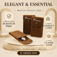Pochette à montre en velours personnalisée Luda, emballage en daim pour bijoux, pochette pour bijoux