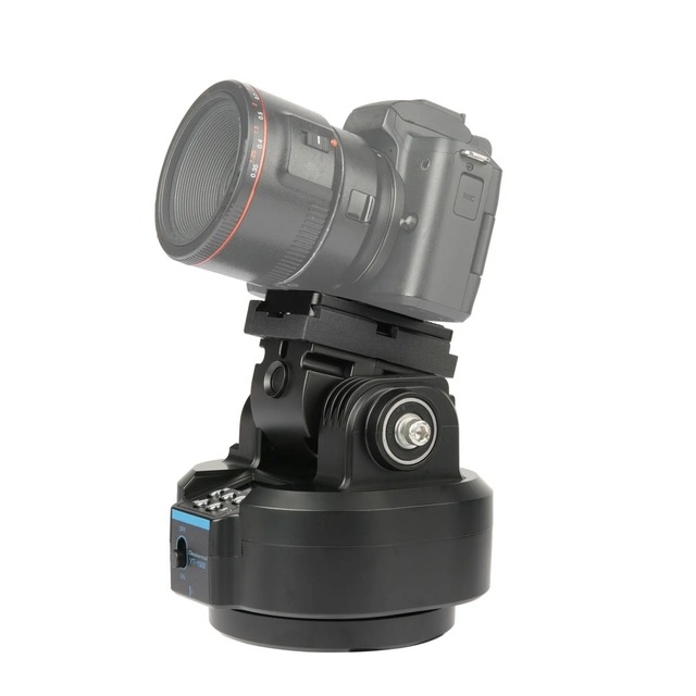 Camera Motorized Pan Tilt Head Wireless Control Smartphones Rotation Tilt Adjustable Speed Panoramic Stabiliser Tripod Head