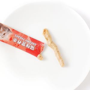 Ultima data snack biologici per gatti 15g di dolcetti umidi nutrizionali OEM ODM all'ingrosso a base di carne - Product Image 3